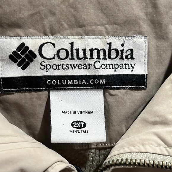 Columbia mens jacket khaki color size 2XT - Picture 5 of 12